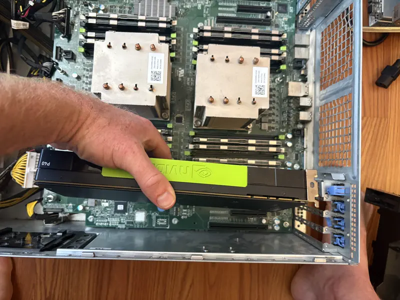 Installing the NVIDIA Tesla P40 GPU